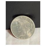 1922 Silver peace dollar