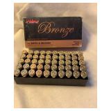 50 Rds. Bronze PMC ammo, 40 S&W, 180gr. FMJ-FP