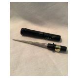 Buck Shot sharpening rod 3.25', w/sheath