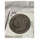 1886 (O) Morgan silver dollar