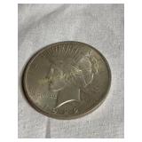 1922 Silver peace dollar