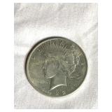 1922 Silver peace dollar