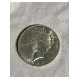 1923 silver peace dollar