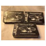 60 rds. American Eagle AR 223 ammo, 55gr, FMJ,
