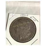 1894 (0) Morgan silver dollar