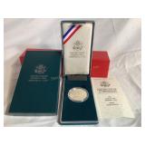 US Korean War Memorial Silver Dollar Coin, 1991