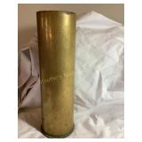 Brass artillery shell casing, 14.5'H