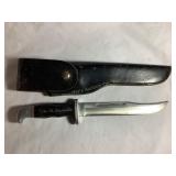 Buck knife #120,Wm. H. Cummins engraved,7' blade &
