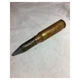 Vintage firearm cartridge case, 6.5'