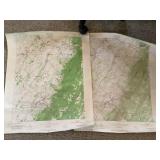 2 Identical US Dept of Army maps, 27x22', Dept o