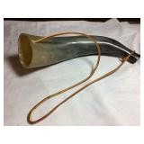Black powder horn, 10'