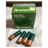 25 Remington 12 ga steel shot goose loads, 2 3/4'