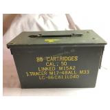 US military issue metal ammo box, 11.5x6x7'