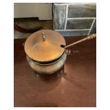 Brass smudge pot, fire starter