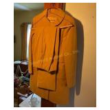 Handmade Suede coat & pants, no labels/size