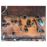 Tap & die , welding rods, pipe cutter, etc