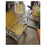 2 lawn chairs & rocking lawn chair
