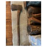 Ax-5' blade, handle marked USNPC, shows wear