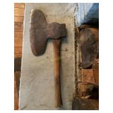 Vintage Broad Axe 11 1/2' blade, shows wear