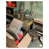 Misc, baking pans, food, trays, granite,
