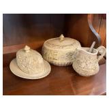 Robert Burns TamO Shanter butter, dish, creamer,