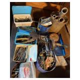 Misc drill bits, wrenches, screwdrivers etc