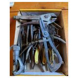 Misc pliers, snap ring, adjustable, etc