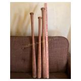 3 baseball bats- Louisville, select quality,