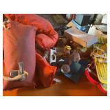 Misc life vests, glass door knobs, childï¿½s snow