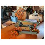 Toy riding horse on tin wheels 20' x 19' x 11ï¿½ &