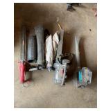 2 Craftsman  leaf blowers & mulcher, electric &