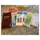 Vintage travel maps, Exxon, Rand McNally, etc
