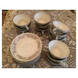 12 ea Style House cups & saucers, Japan