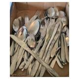 80+ Misc stainless utensils, Wallace, etc.