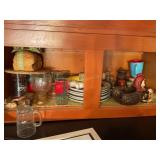 Contents of cupboard, toothpick holders, g
