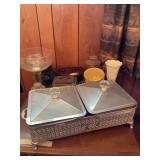 Contents of table, top face, timer, warming,