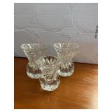 3 princess house lead crystal toothpick