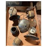 Universal lamp company brass miners light & parts