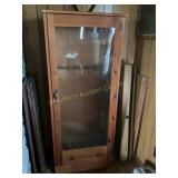 Locking Wood gun cabinet 26' x 64ï¿½ x 10 1/2ï¿½