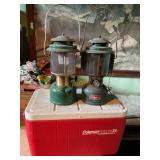 2 Coleman lanterns ,not tested & Coleman