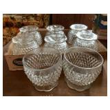 8 Indiana glass diamond points Herbert glass 3' x