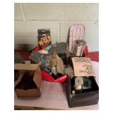 Misc fishing items, reels, weights,zebco etc