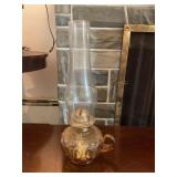 LE Smith & stars, Amber kerosene lamp, 15' tall