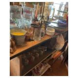 Contents only in bar-glassware, serving dishes,