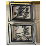 Pluto & Donald Duck plastic wall hangings  8
