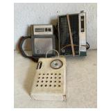 3 transistors radios general, electric,