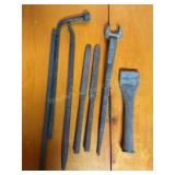 Ken-tool anvil, T-20-A, Metal tire iron, wrench,