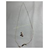 14 kt gold chain necklace ( marked CID on chain