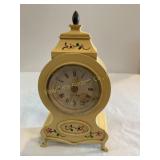 Vtg Westclox mini wind up alarm clock, hand
