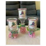 3 pc candle set, 10' tallest